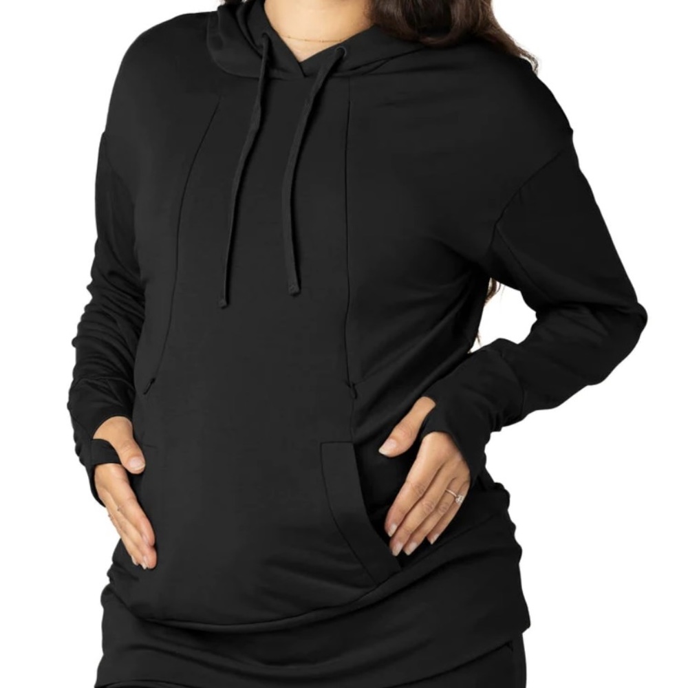 Kindred Bravely Bamboo Maternity & Postpartum Nursing Hoodie Joggers XS X-Small